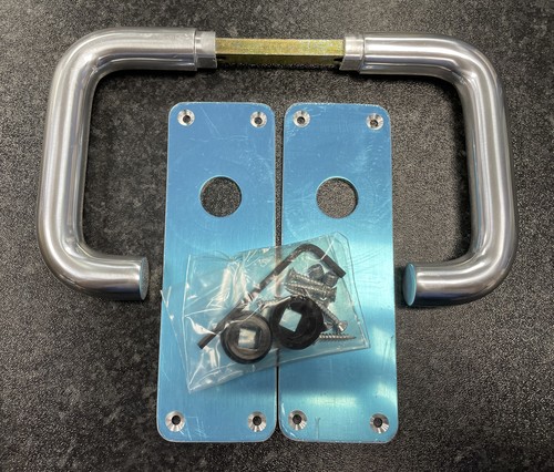 Aluminium lever door handles - aluminium,