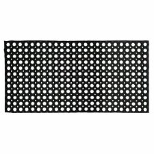 Honeycomb Rubber Matting Door Durable Safety  Playground Garden Mat 100x50cm