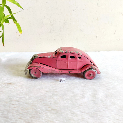 1950s vintage sedan car litho - 1950s,