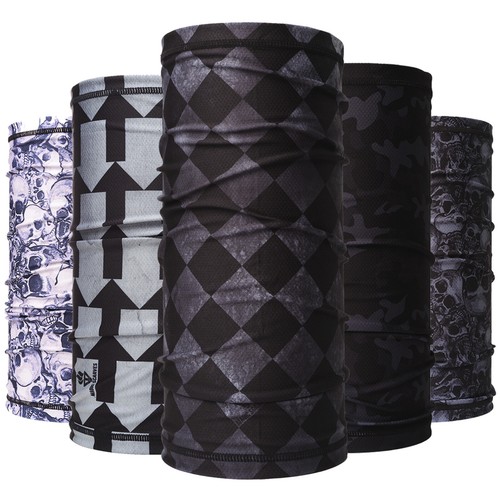 Biker snood neck tube scarf - biker,
