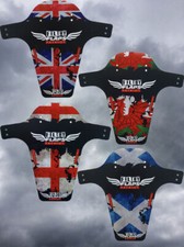 Mountain Bike MTB Mudguards Flag England Scotland Wales UK Patriot