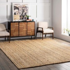 Rectangle Jute Rug  Runner