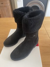 Hogl Black Ankle Boots Size UK