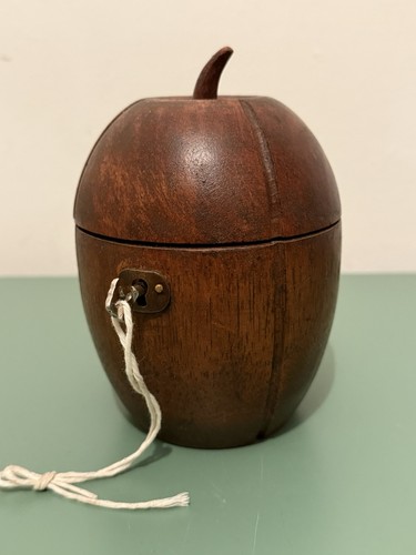 Antique wooden melon - melon, shaped