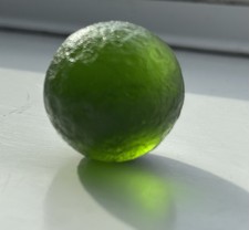 Natural Moldavite 28-32mm Sphere Czech Moldavite Authentic Moldavite Ball