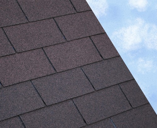 Brown square felt roofing - square,