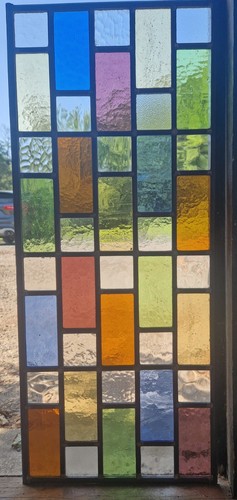 Stained glass panel - glass,
