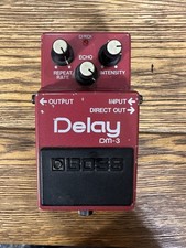 Boss DM-3 Delay Guitar Pedal Made In Japan (Green Label) 1986