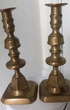 Pair of Brass Candlesticks 9
