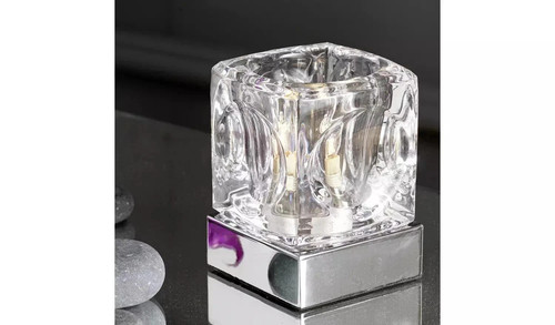 Argos home cuba glass chrome - argos,