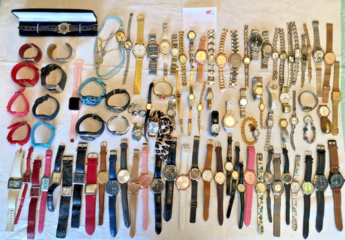 Large job lot watches - of,