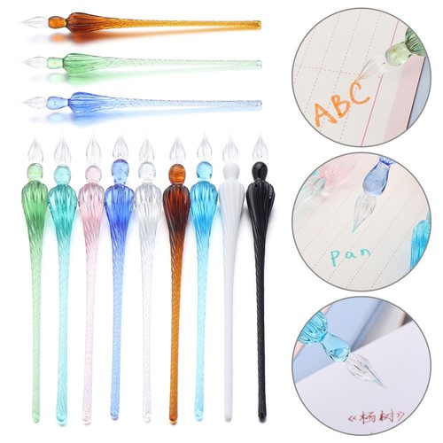 Vintage glass dip dipping - dipping, pen