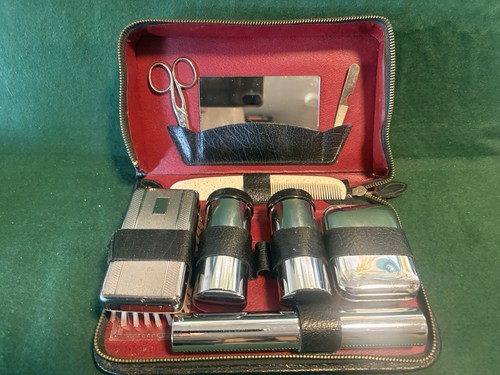 Vintage mens travelling vanity - vintage,