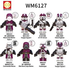 Custom Lego Star Wars Clone Wars Minifigures Clone Troopers Wolf Nova Bad Batch