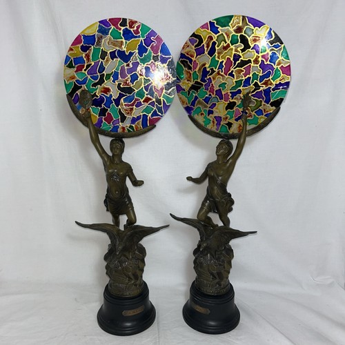 Two french spelter - spelter, figurines