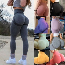 Women Anti-Cellulite Yoga Pants Push Up Tik Tok Leggings Bum Butt Lift Sport Gym