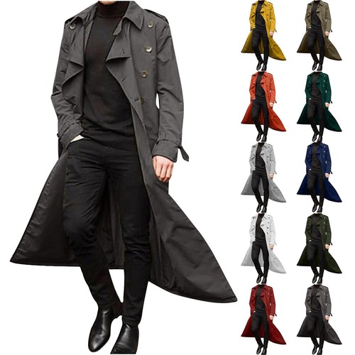 Men trench coats double - men's,
