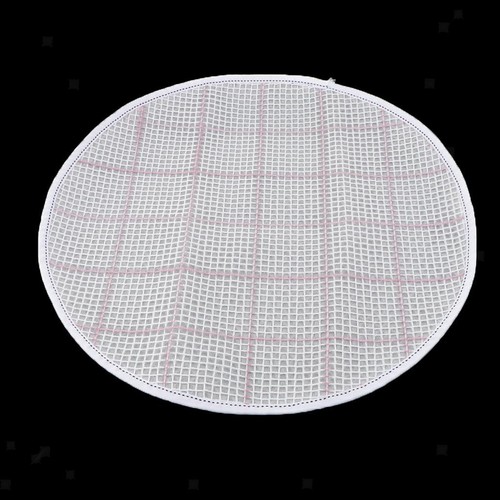 Round latch hook rug canvas - latch,