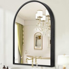 Black Arch Wall Mirror –
