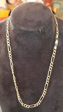 9ct gold figaro chain