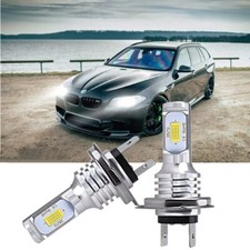 FOR BMW 5 SERIES F10 F11 - 2x H7 Xenon 6000K White LED Headlight Bulbs Kit