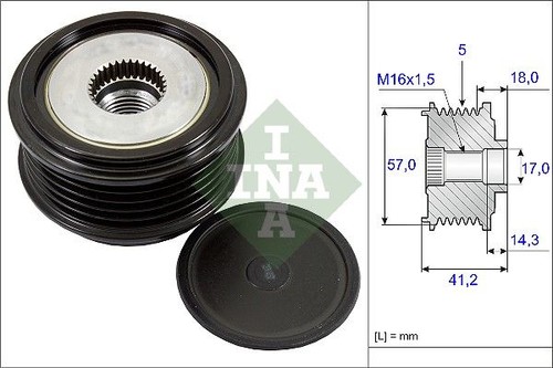 Ina 535024810 alternator - ina,