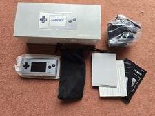 Nintendo Gameboy Micro Silver - Boxed With All Parts