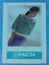 Knitting Pattern - Paccia Lday's Puff Sleeve Sweater, Frivolo/Ecco, 606 (220176)