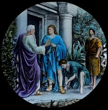 ANTIQUE COLOUR Magic Lantern