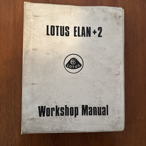 Workshop manual lotus elan 2 - workshop, +2