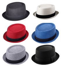 Mens Pork Pie Round Summer Sun