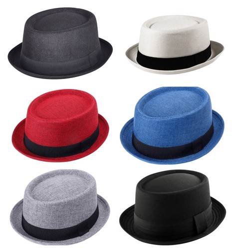 Mens pork pie round summer - pork,