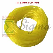 10feet Fuel Line Hose Tube ID 3/32" x OD 3/16" 2.5x 5mm 2 Cycle Chainsaw Trimmer