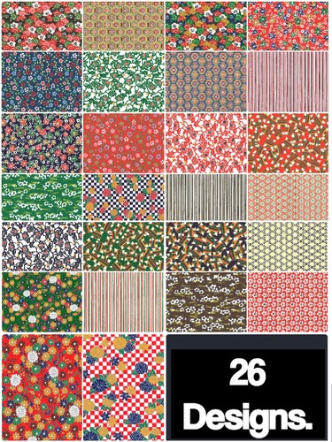 Japanese washi paper sizes - ~,