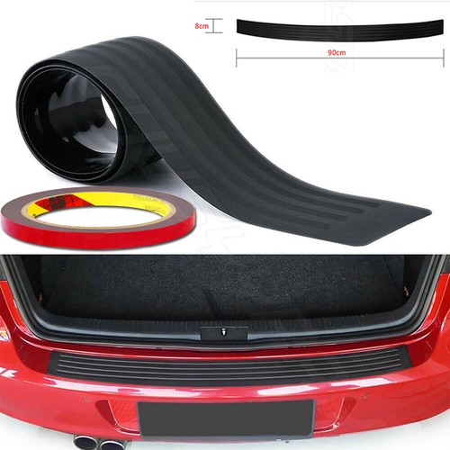 Premium black car rubber rear - black,