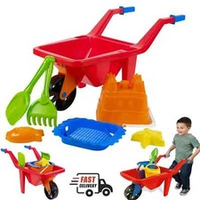 Kids Plastic Wheelbarrow Beach