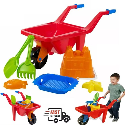 Kids plastic wheelbarrow beach - wheelbarrow,