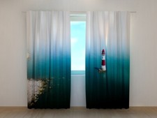Window Curtain Printed with