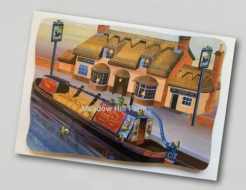 Fridge magnet canal barge - magnet,