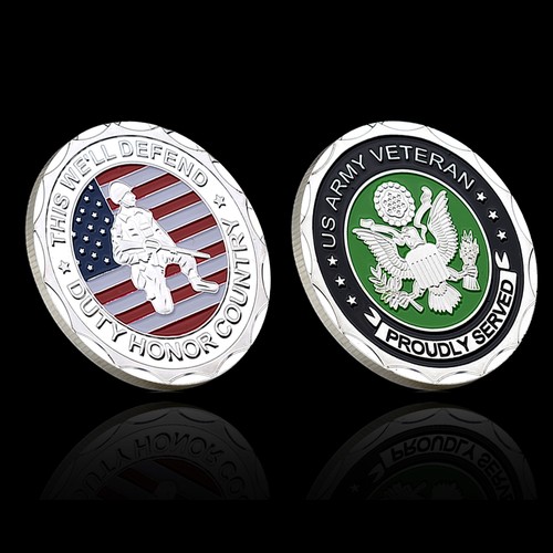 Army veteran coin - army,