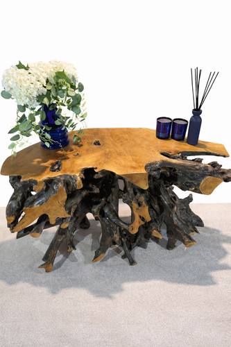 Teak root furniture console - furniture,