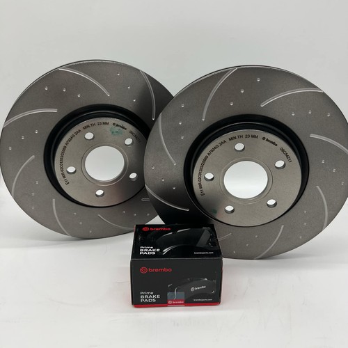 Brembo dimpled grooved front - &,