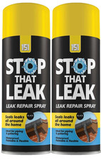 2 x 400ml STOP THAT LEAK Black