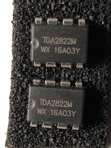 2pcs tda2822m dip8 tda2822 - dip8,