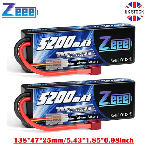 Zeee 2s lipo battery - 2x, 7.4v