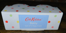 Cath Kidston - Egg Cups X 2 - Pastel Spots Polkadot - Ceramic