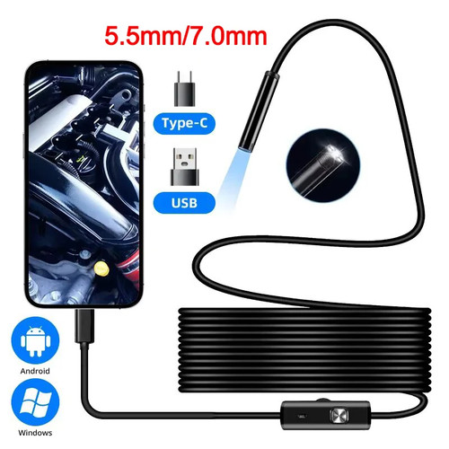 Waterproof endoscope snake cam - snake,