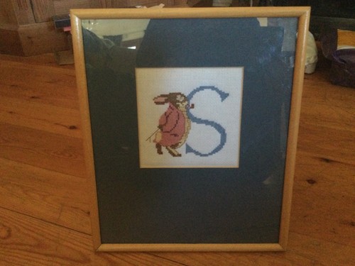 Peter rabbit cross stitch - stitch, with