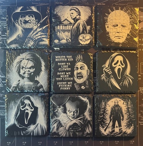 10x10cm horror movie legends