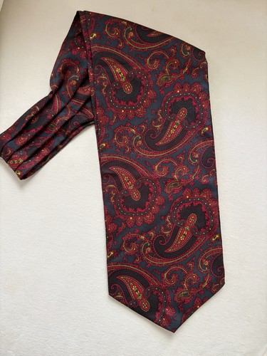 Vintage ascot cravat - ascot, silk